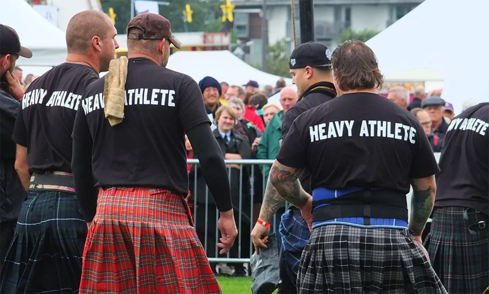 Scène des Highland Games en Écosse